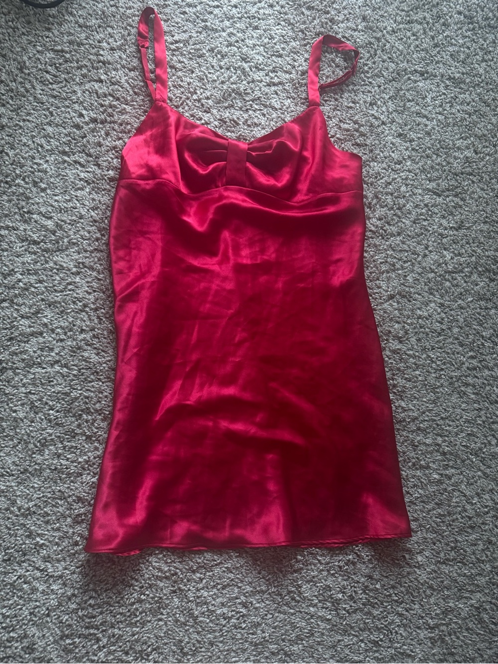 Victoria Secret Red Slip Dress